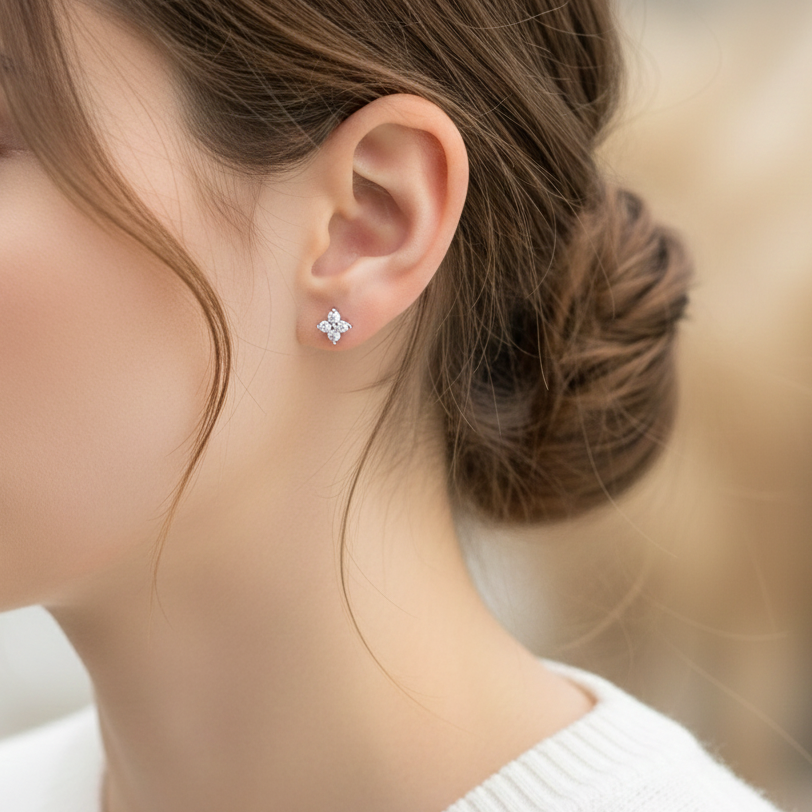 Délicate, boucles d'oreilles